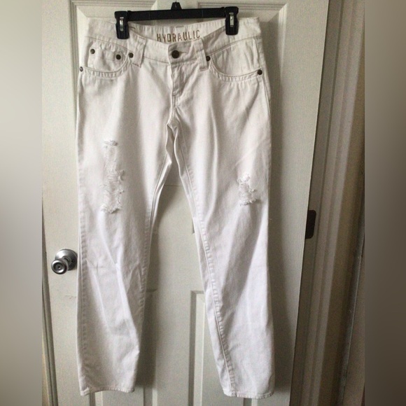 Hydraulic women’s Crisp White Jeans - Picture 1 of 6